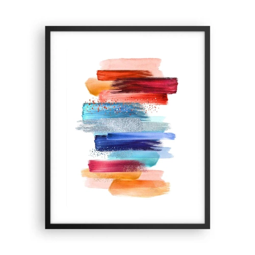 Poszter fehér keretben - Fel és le - 40x50 cm