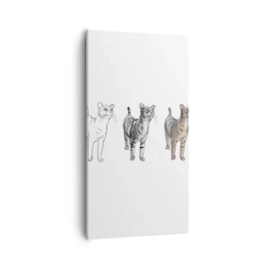 Vászonkép - Rajz lecke - 55x100 cm