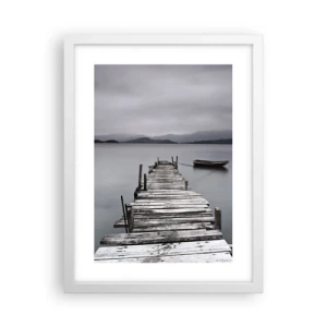 Poszter fekete keretben - Holnap indulhatsz - 30x40 cm