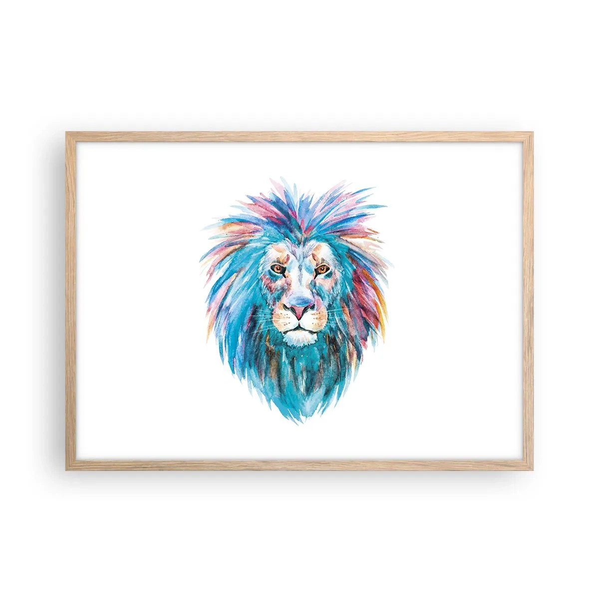 Poszter világos tölgy keretben - Felvillanyozó aura - 70x50 cm