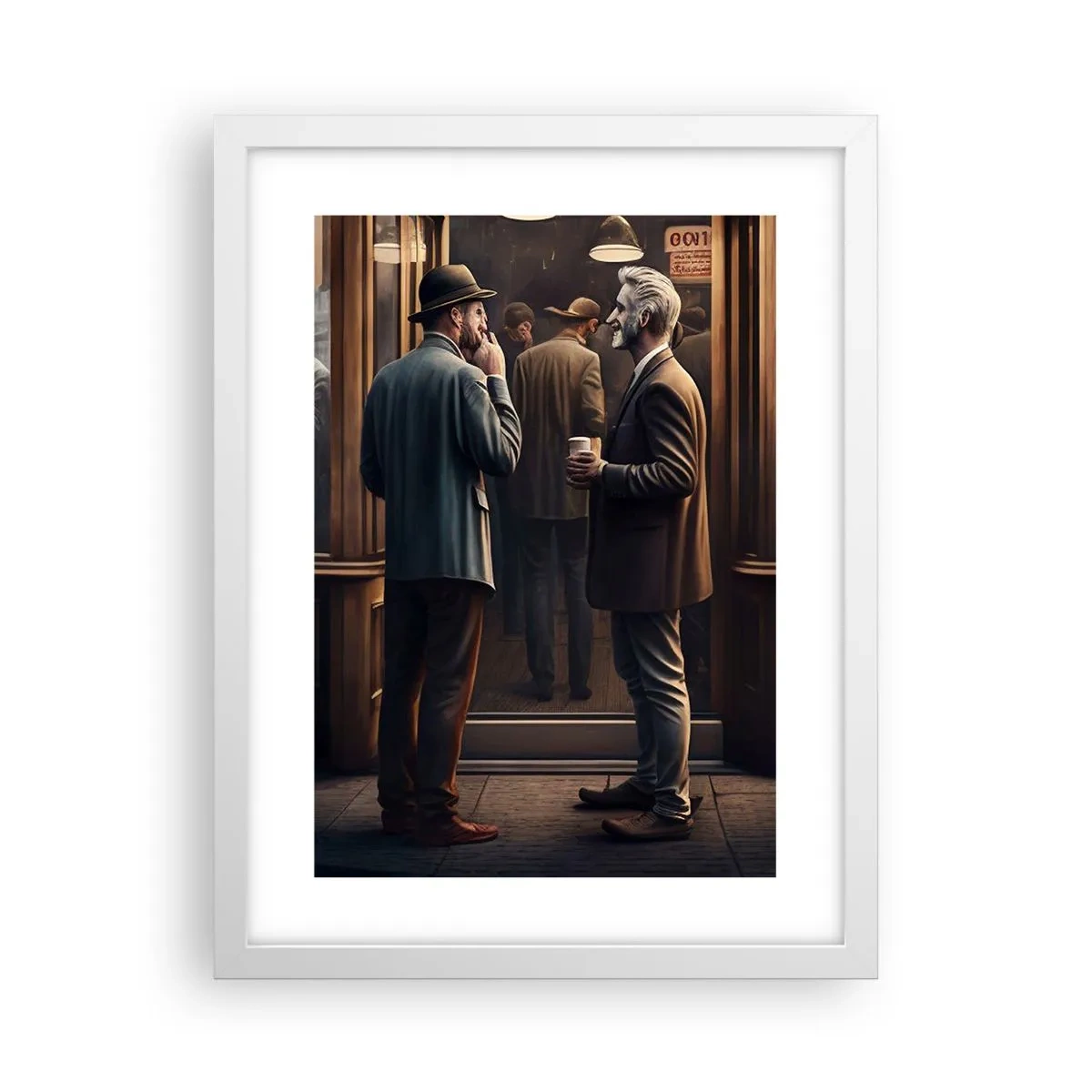 Poszter fekete keretben - A nap egy jó pillanata - 30x40 cm