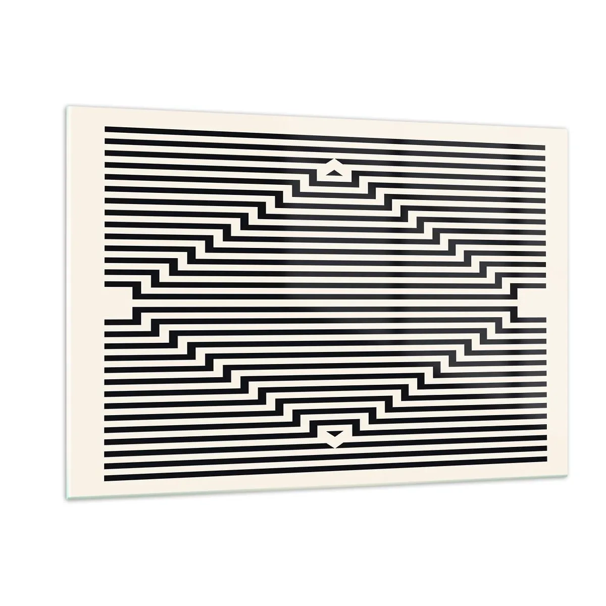 Üveg kép - Geometrikus illúzió - 120x80 cm