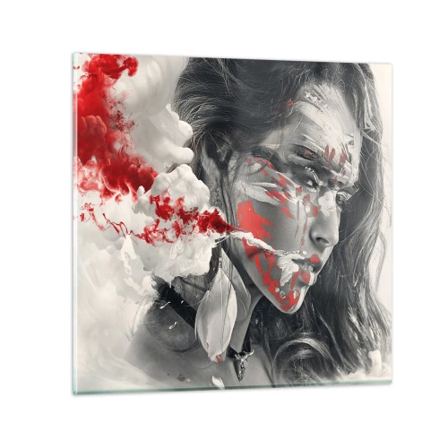 Üveg kép - Az abszurditás füstjében - 30x30 cm