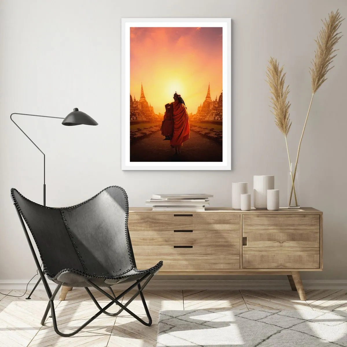 Poszter fekete keretben - Nyugalomban a végtelenségen át - 61x91 cm