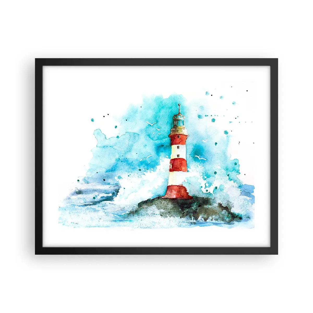 Poszter fehér keretben - Az elemek egysége - 50x40 cm