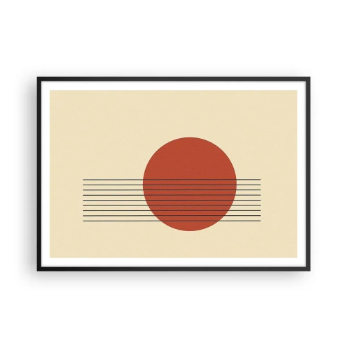 Poszter fehér keretben - Körbe és tovább - 100x70 cm