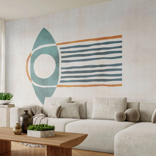 Fotótapéta Premium Sand - Jelek és rituálék - Boho, Szem, Minimalizmus - 100x70 cm