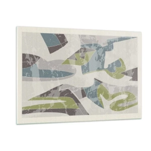 Üveg kép - Kompozíció üveg mögött - 120x80 cm