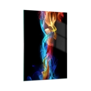 Üveg kép - Ködök szivárványtánca - 70x100 cm