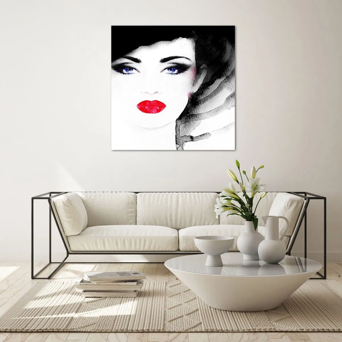 Üveg kép - Elutasít és hív - 70x70 cm