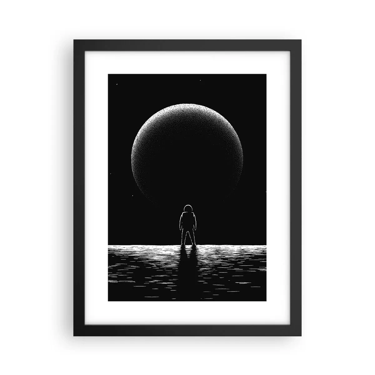 Poszter fehér keretben - Szemtől szemben - 30x40 cm