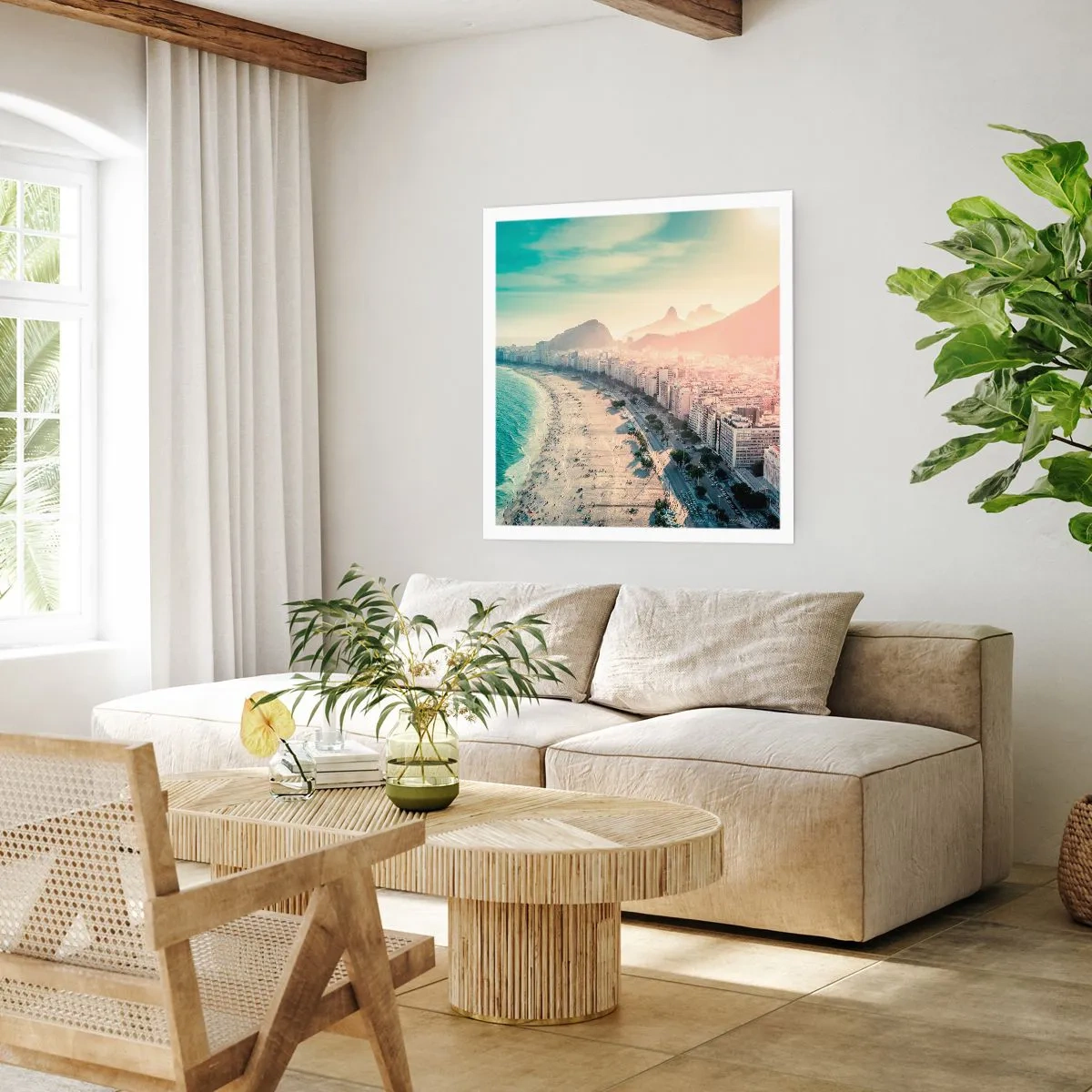 Poszter - Örökös nyaralás Rióban - 40x40 cm