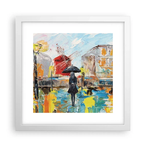 Poszter fekete keretben - Párizsi legendák - 30x30 cm