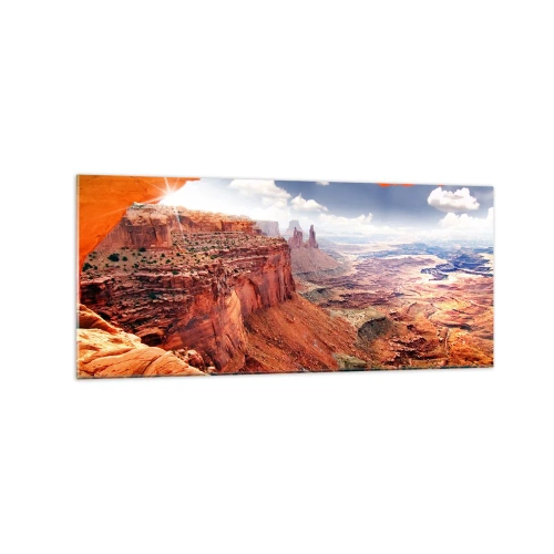 Üveg kép - Maga a természet faragta - 120x50 cm