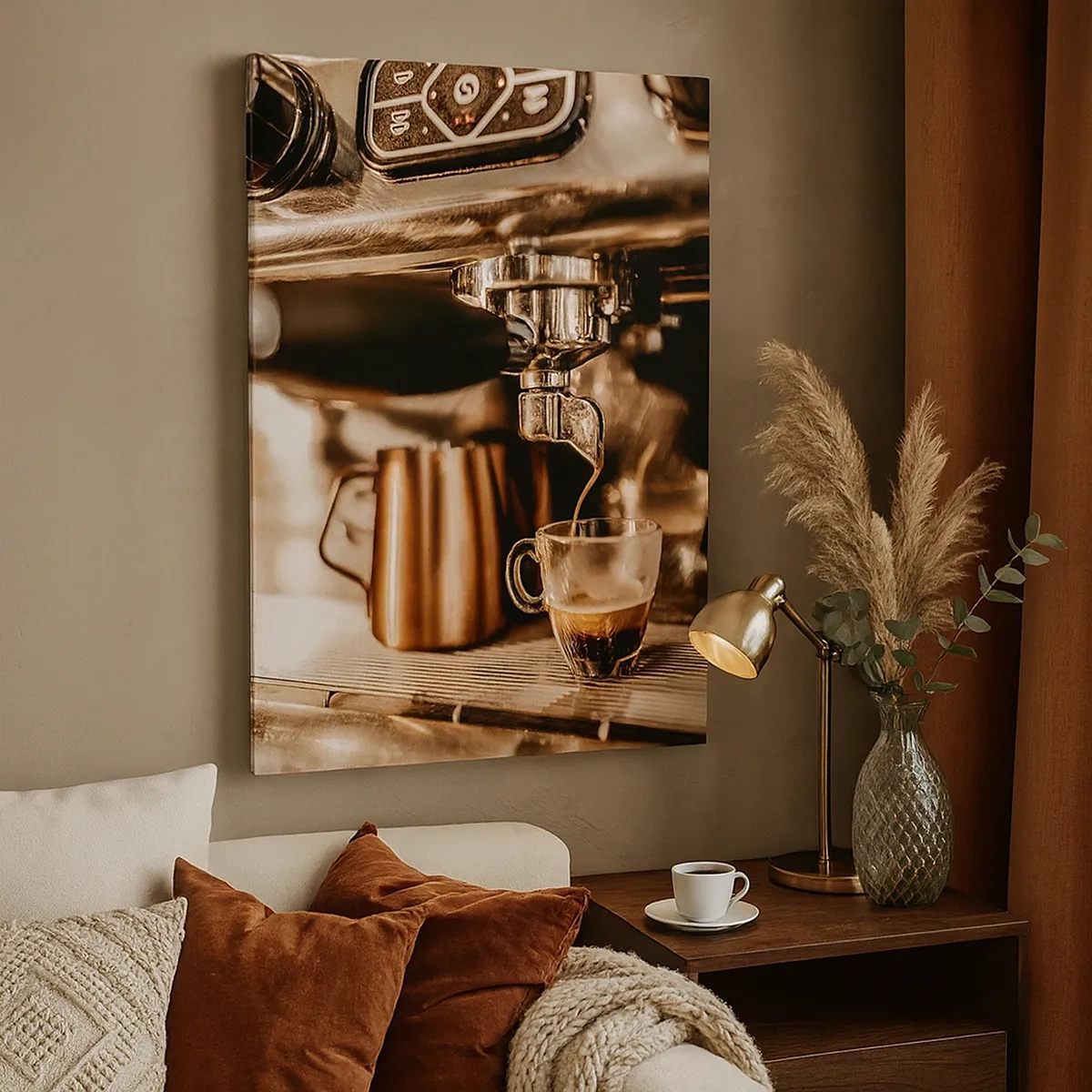 Vászonkép - A kávé ragyogása - 50x70 cm