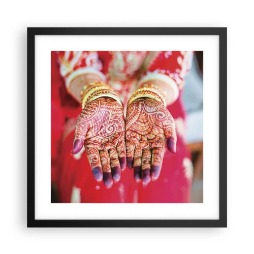 Poszter fehér keretben - Szerencsére elkészült - 40x40 cm