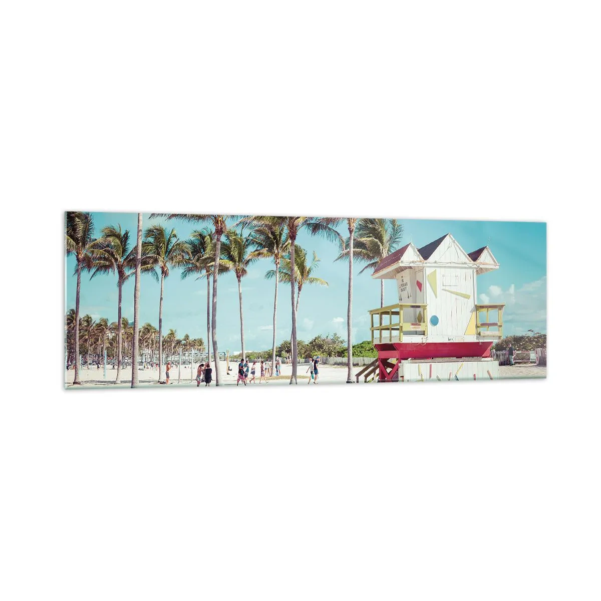 Üveg kép - Gyönyörű nap vár rád - 160x50 cm