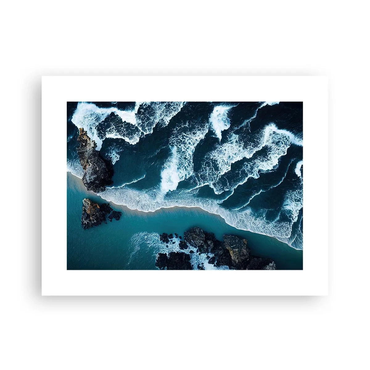 Poszter - Hullámokba burkolózva - 40x30 cm