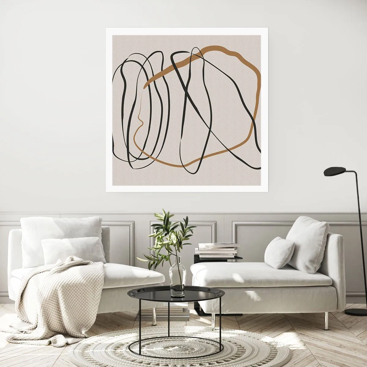 Poszter - Kompozíció - birtokló tánc - 60x60 cm