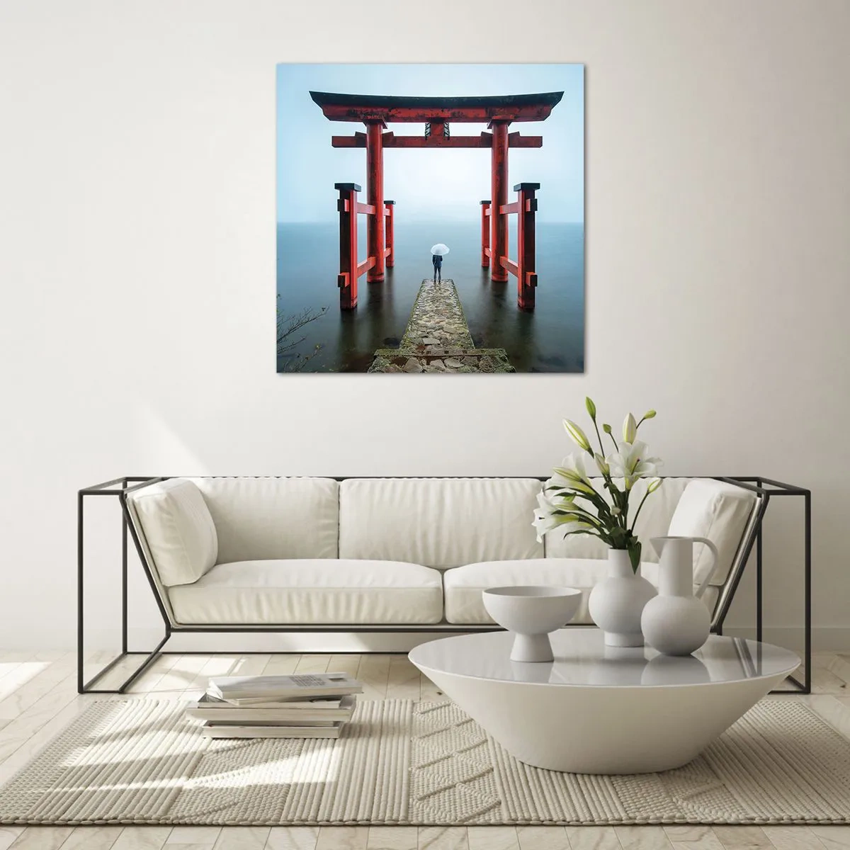 Üveg kép - Japán álmodozás - 60x60 cm