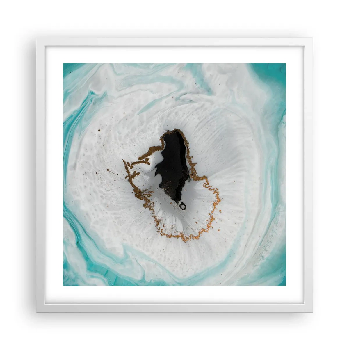 Poszter fekete keretben - Behatolni - 50x50 cm