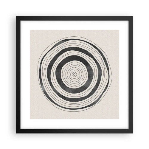 Poszter fehér keretben - Az a fontos, ami a kettő között van. - 40x40 cm