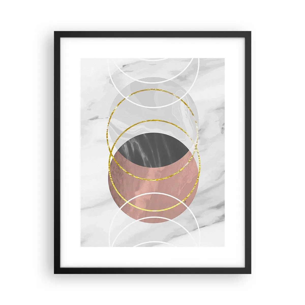 Poszter fehér keretben - A szférák zenéje - 40x50 cm