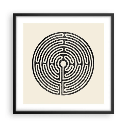Poszter fehér keretben - Titokzatos rend - 50x50 cm