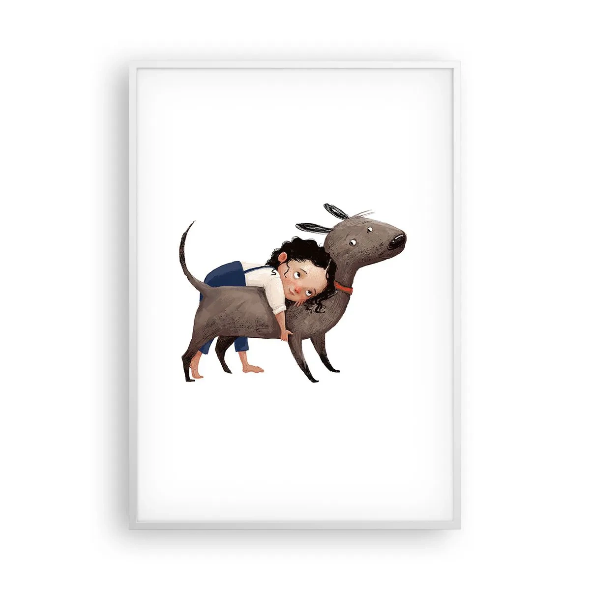 Poszter fekete keretben - Legjobb barátok - 70x100 cm