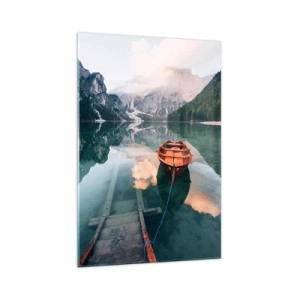 Üveg kép - A hegyek békés alvása - 70x100 cm