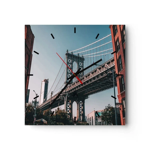 Falióra, Óra - A város hullámai fölött - 40x40 cm