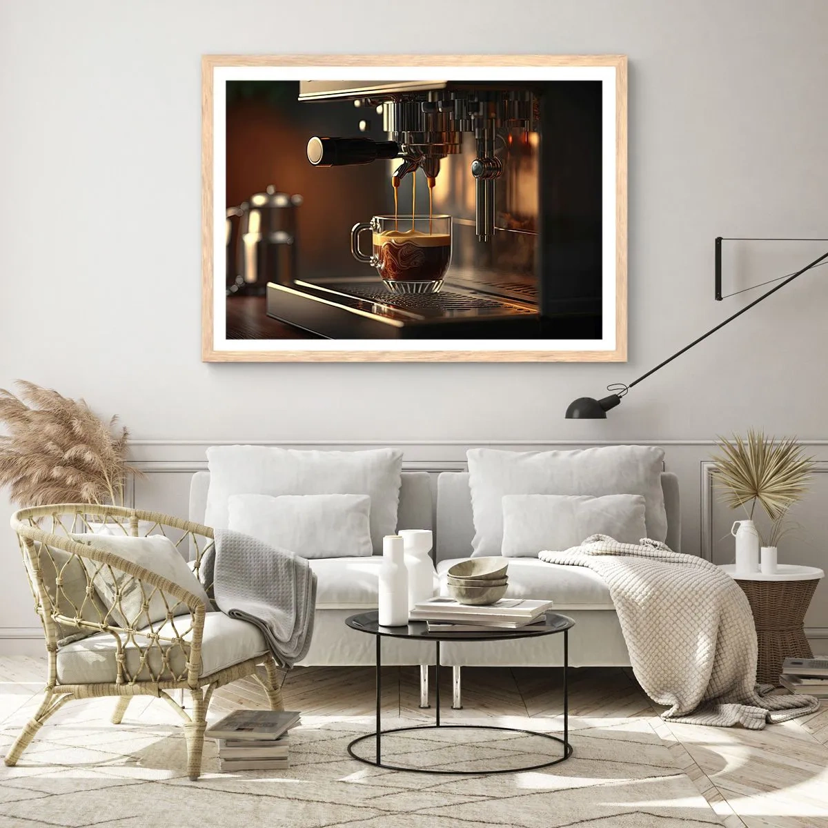 Poszter világos tölgy keretben - Egy érzéki főzet - 91x61 cm