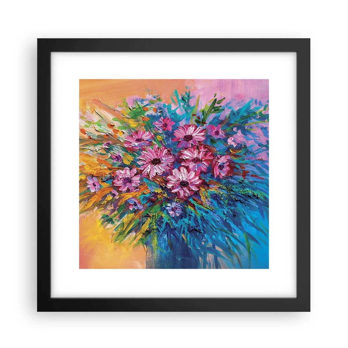 Poszter fehér keretben - Életenergia - 30x30 cm