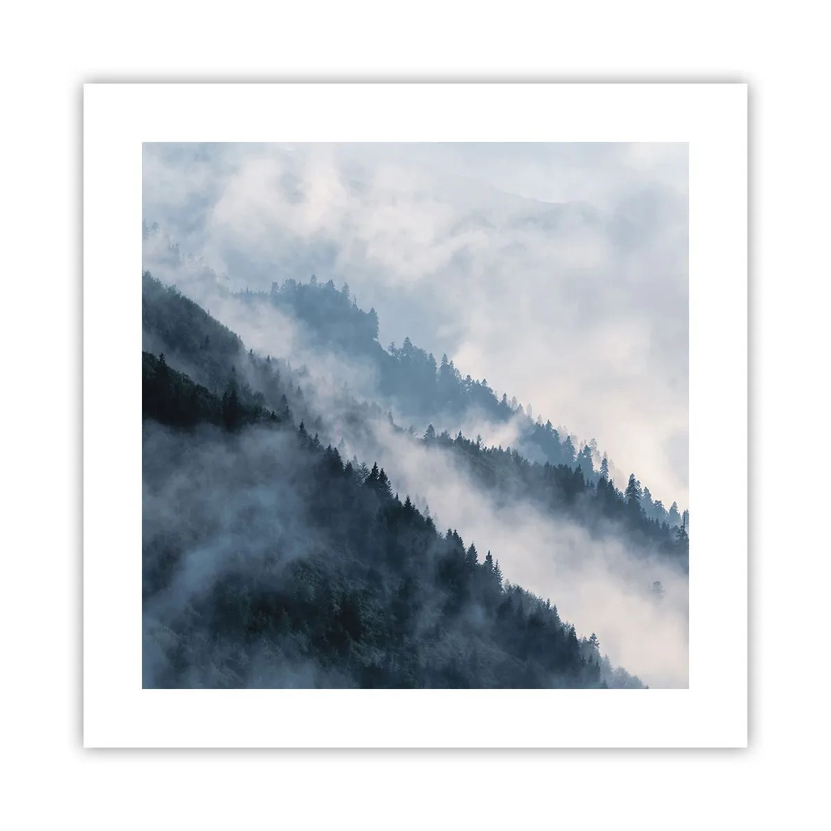 Poszter - A hegyek misztikája - 40x40 cm