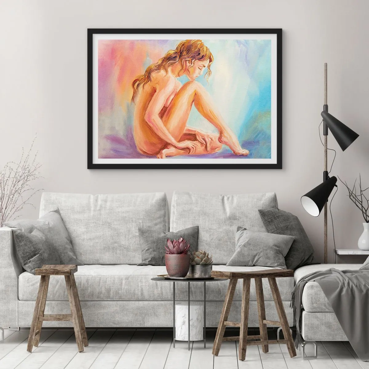 Poszter fehér keretben - A fiatalság cselekedete - 40x30 cm