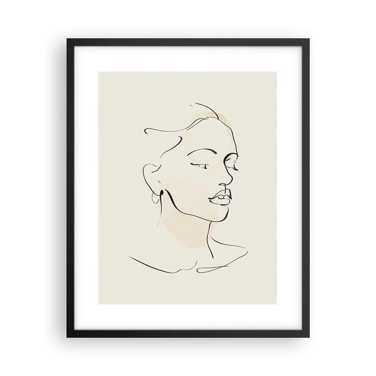 Poszter fehér keretben - Bizonyos vonallal - 40x50 cm