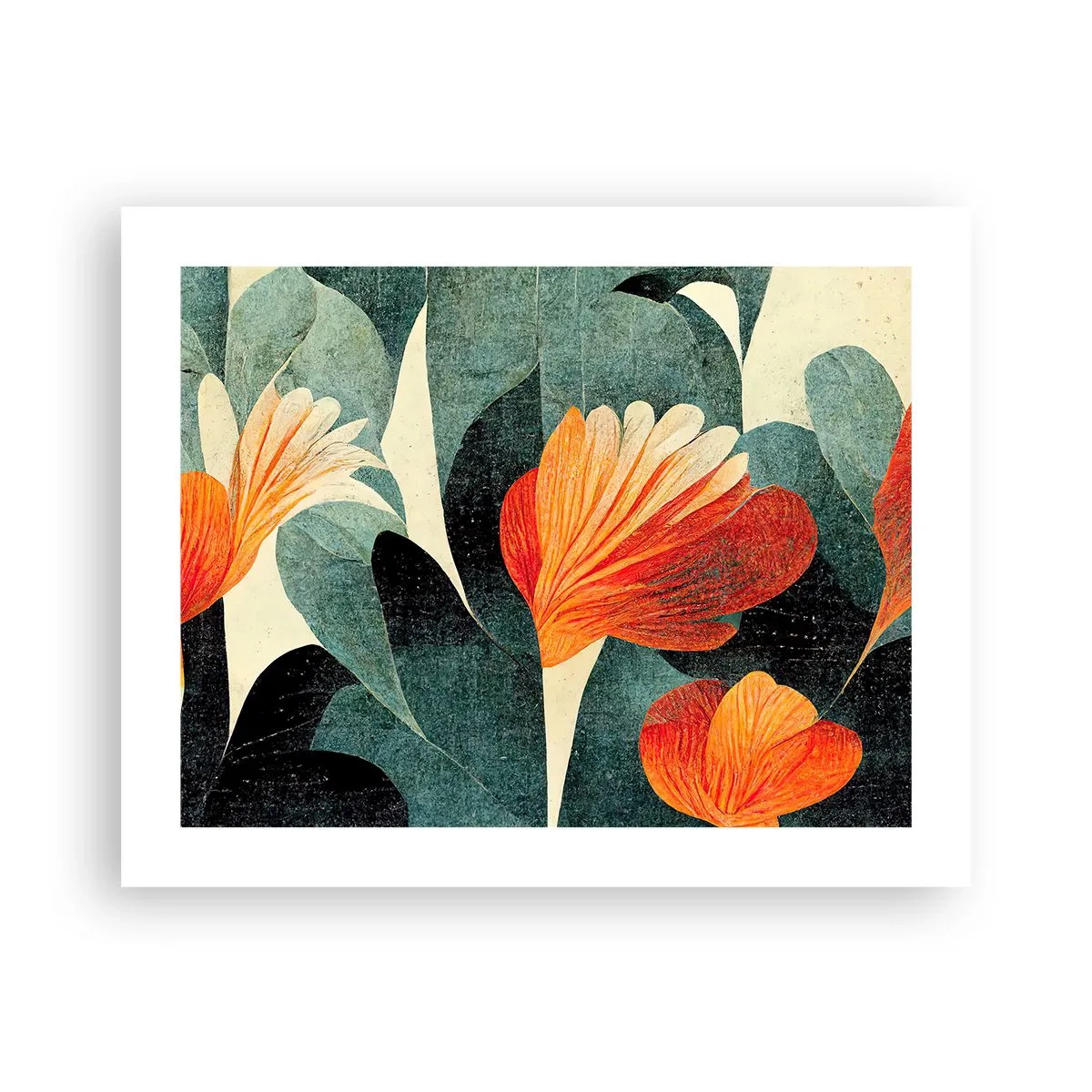 Poszter - A trópusok forrósága és a zöldellő hűvösség - 50x40 cm