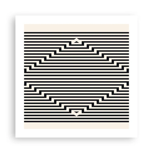 Poszter - Geometrikus illúzió - 50x50 cm
