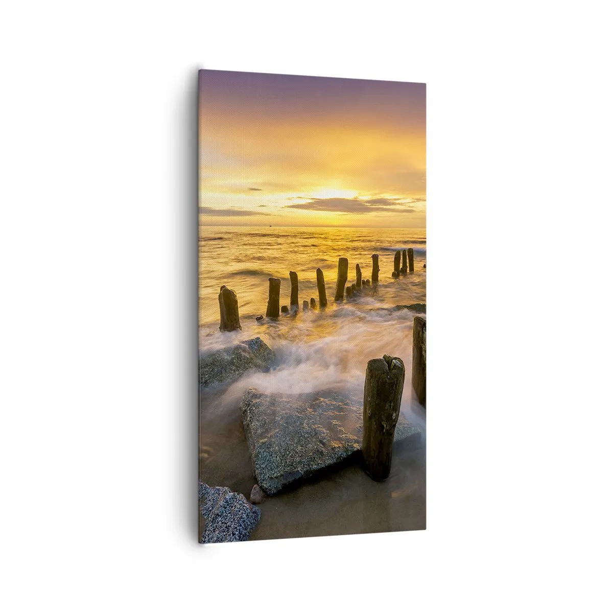 Vászonkép - A Balti-tenger nyers szépsége - 65x120 cm