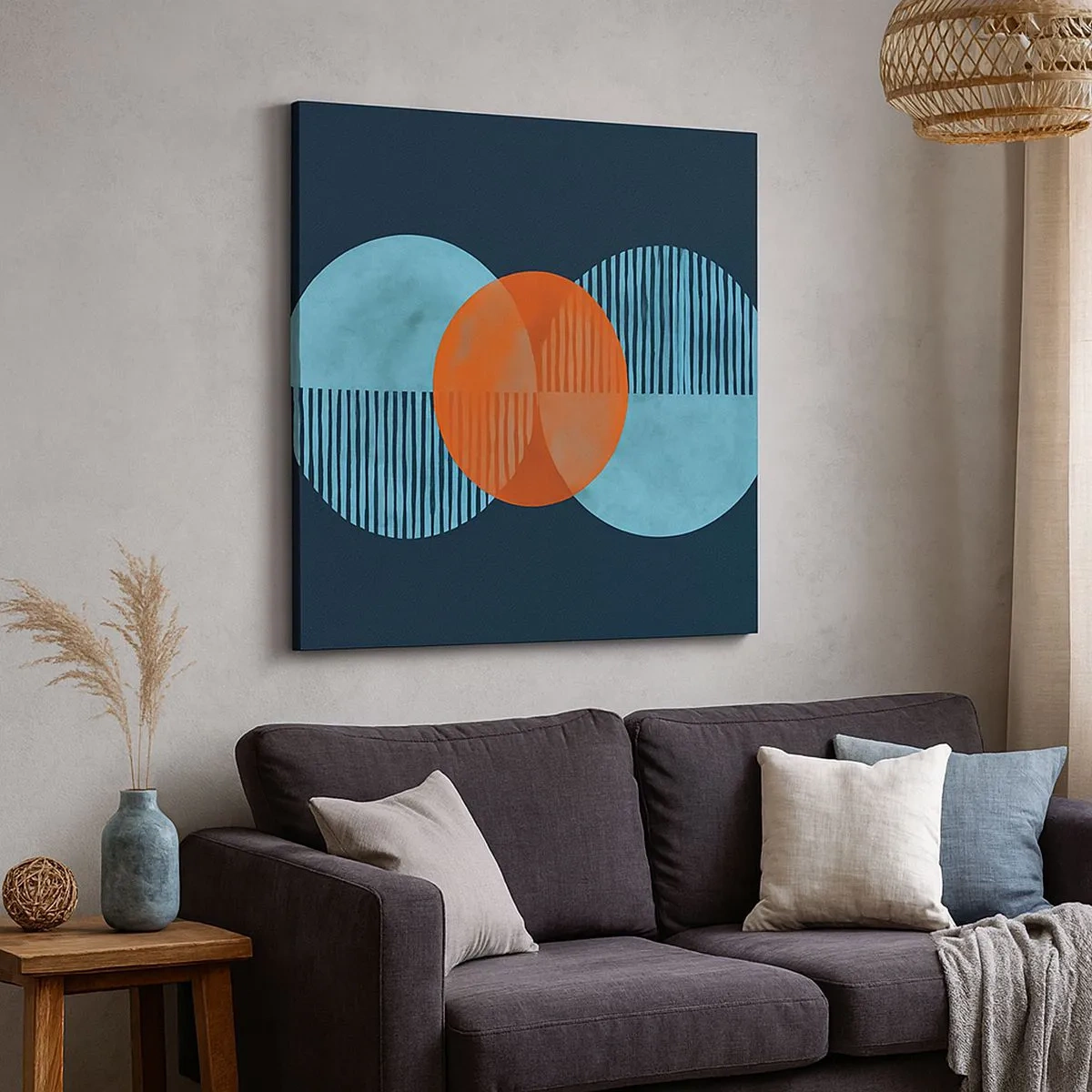 Vászonkép - Szimmetrikus kompozíció - 30x30 cm