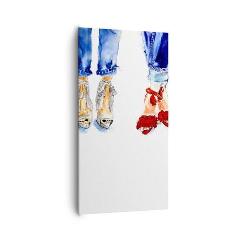 Vászonkép - Talán elmegyünk sétálni? - 65x120 cm