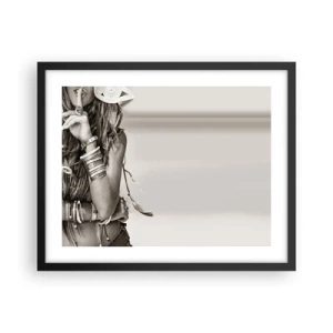 Poszter fehér keretben - Mint egy leány - 50x40 cm