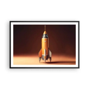 Poszter fehér keretben - Egy álommal kezdődik - 91x61 cm