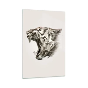 Üveg kép - Már tudod, ki a főnök - 80x120 cm