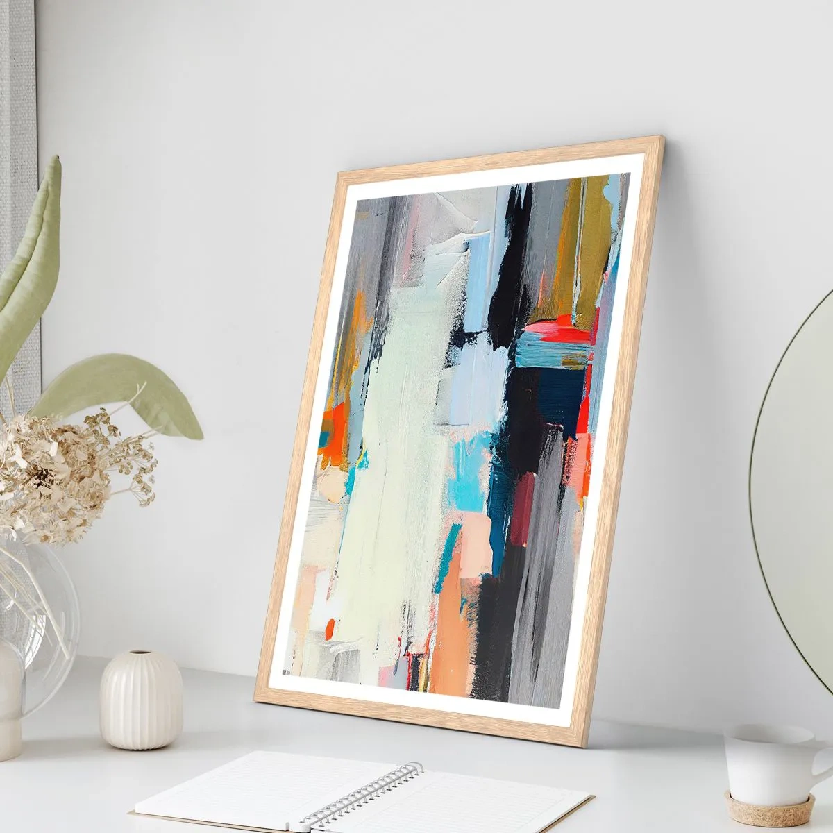 Poszter világos tölgy keretben - Van rá módszer? - 70x100 cm