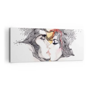 Vászonkép - A világ nem létezik - 120x50 cm