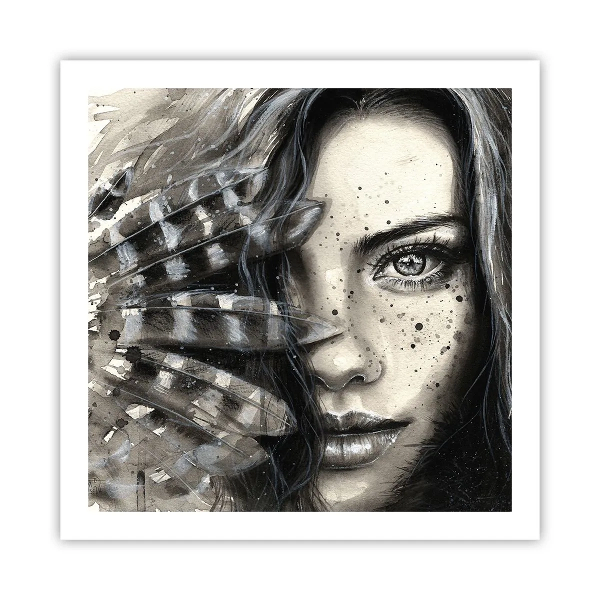 Poszter - Vad gyönyör - 60x60 cm
