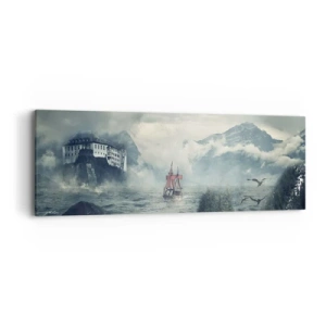 Vászonkép - Varázslatos vizeken - 90x30 cm