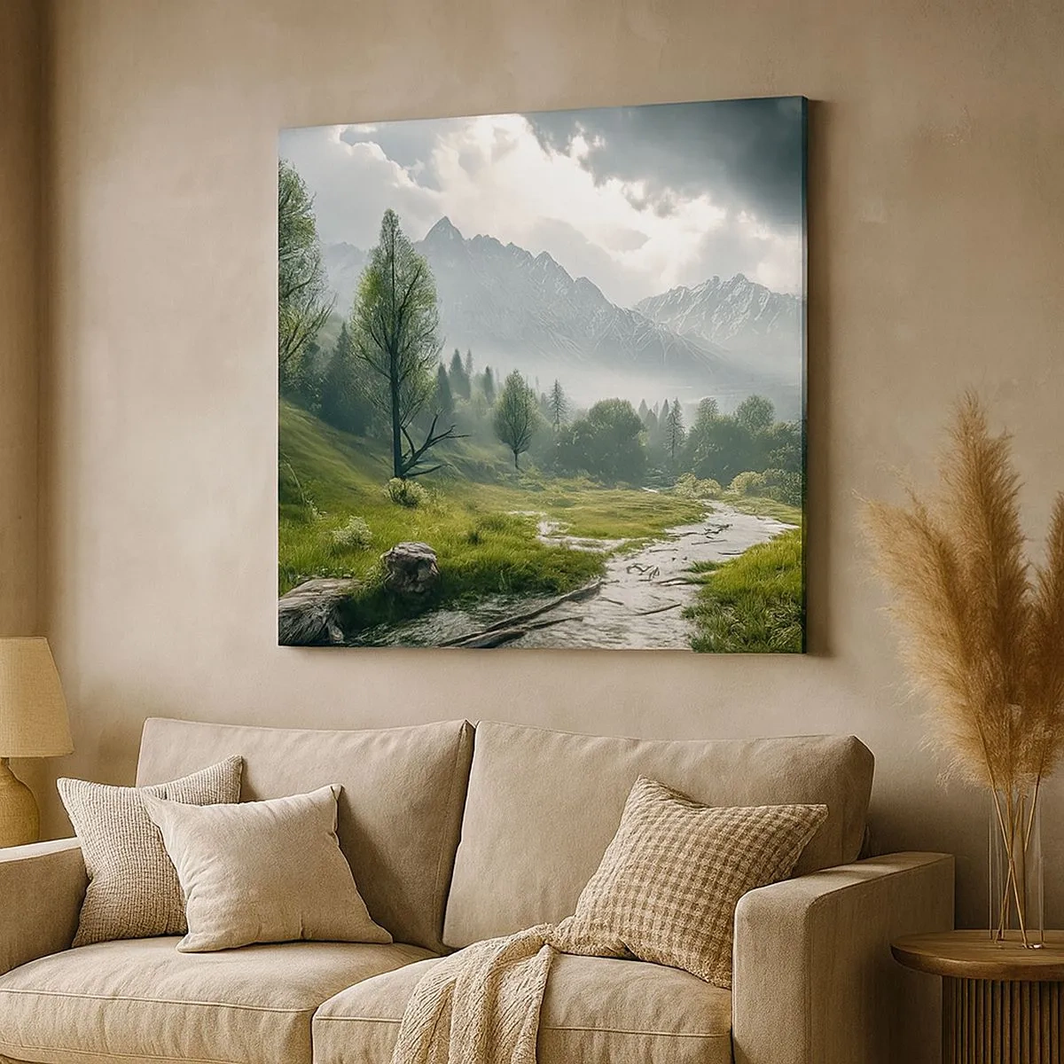 Vászonkép - Oda és vissza - 30x30 cm