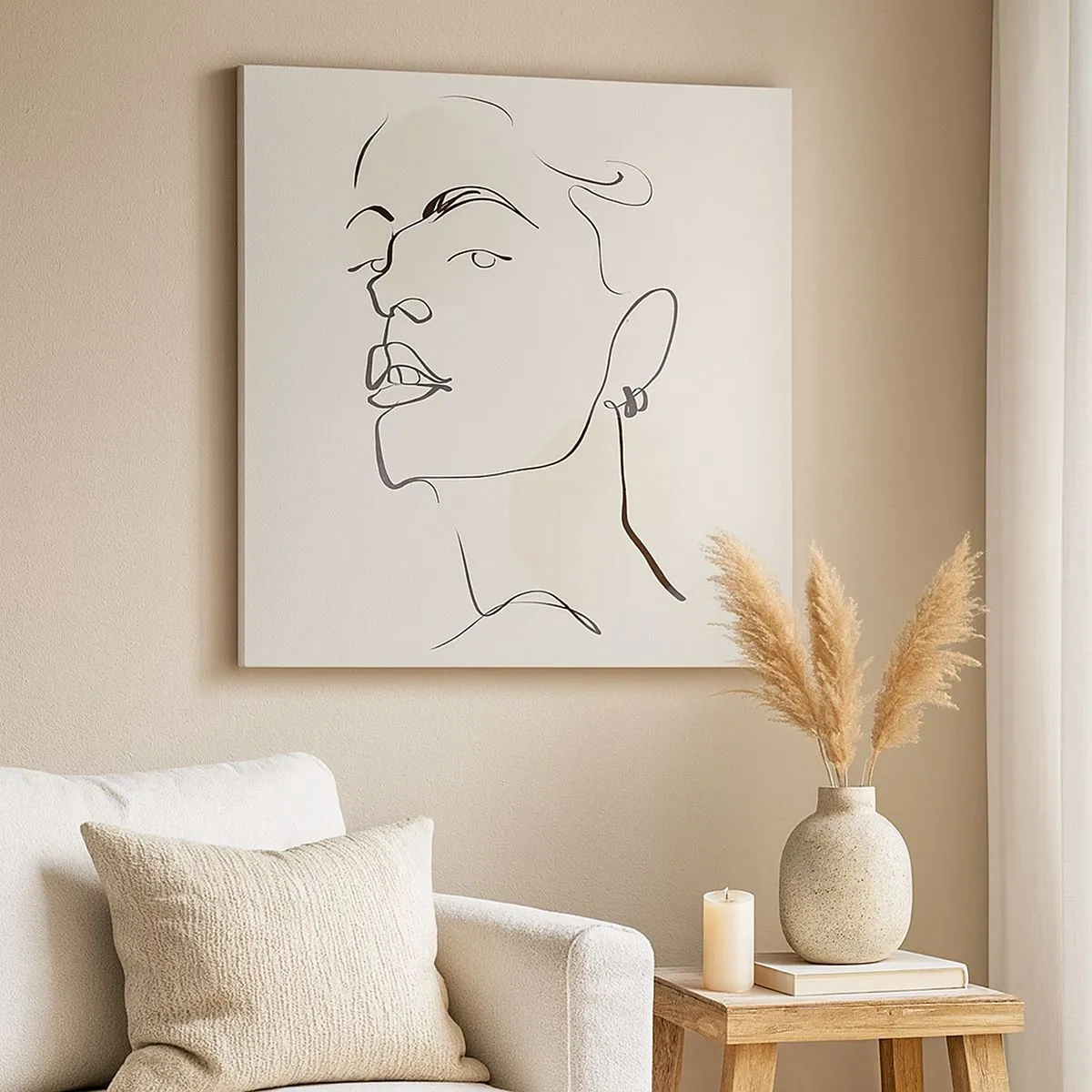 Vászonkép - Büszke tekintet - 30x30 cm